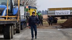 Zemědělci z Karlovarského kraje protestovali mezi Poustkou a hraničním přechodem Pomezí na Chebsku