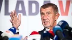 Tisková konference ANO, Andrej Babiš