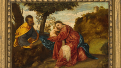 Obraz Odpočinek na útěku do Egypta od renesančního malíře Tiziana