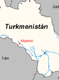 Turkmenistán - území