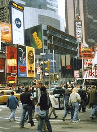 newyorské Times Square