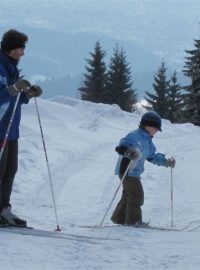 Běžkaři (ilustr. obr.)