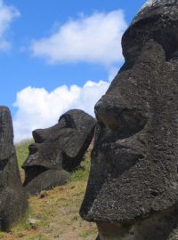 Moai na ostrově Rano Raraku