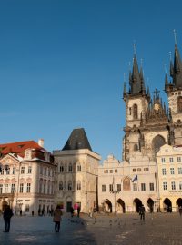 Staroměstské náměstí a kostel P. Marie před Týnem, Praha 1