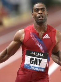 Američan Tyson Gay - vítěz běhu na 200 metrů