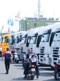 Paddock Masarykova okruhu při Grand Prix České republiky