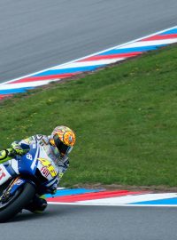 Valentino Rossi (Fiat Yamaha Team) při Grand Prix České republiky