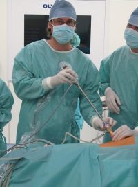 Příbramská nemocnice - začátek operace