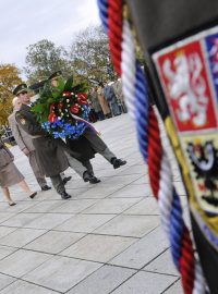 Slavnostní pietní akt na Vítkově začal oficiální část oslav založení Československé republiky