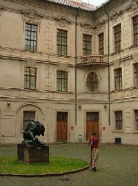 Šternberský palác, provizorní sídlo Vlasteneckého muzea (foto uživatel svajcr)