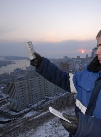 Ruský meteorolog měří ve Vladivostoku radioaktivitu