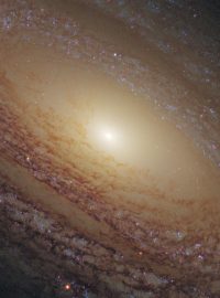 Galaxie NGC 2841 na snímku z Hubblova dalekohledu