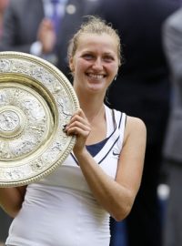 Vítězka Wimbledonu Petra Kvitová