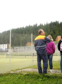 Nevšední podívaná - na kurtech ve Štrbském Plese trénuje wimbledonská vítězka