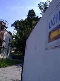 Opuštěné učiliště v Litni na Berounsku