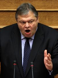 Řecký ministr financí Evangelos Venizelos