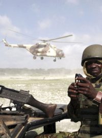Keňský voják v Somálsku