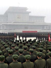 Korejští vojáci obnovují v Pchongjangu přísahu věrnosti