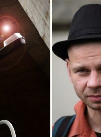 Socha-lampa Z vlastního rozhodnutí, za niž získal Krištof Kintera ocenění Osobnost roku 2011