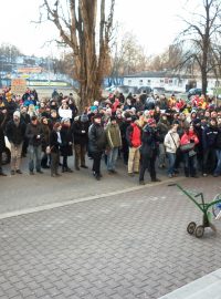 Pochodu se zúčastnilo přes tisíc studentů