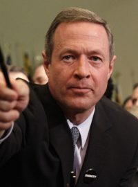 Guvernér Marylandu Martin O&#039;Malley po podpisu zákona