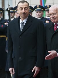 Ázerbájdžánský prezident Ilham Alijev na návštěvě ČR, Václav Klaus