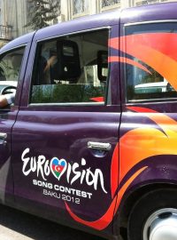 Blížící se Eurovize je patrná i na taxících