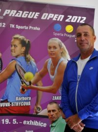 Ivan Lendl před sobotní exhibicí s Jiřím Novákem v pražské Stromovce