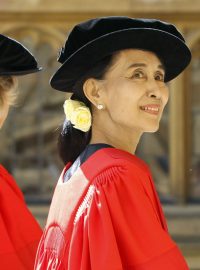 Su Ťij na univerzitě v Oxfordu