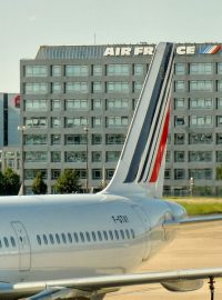 Air France – letadlo a sídlo firmy