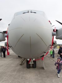 Dny NATO na mošnovském letišti - transportní letoun B-137 Hercules