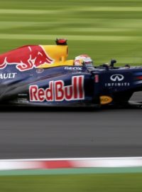 Sebastian Vettel během kvalifikace na Velkou cenu Japonska