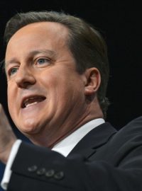 Britský premiér David Cameron na sjezdu konzervativců v Birminghamu, 10. října 2012