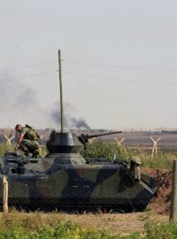 Turečtí vojáci na hranici se Sýrií