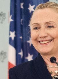 Šéfka americké diplomacie Hillary Clintonová na návštěvě Prahy