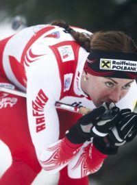 Justyna Kowalczyková z Polska na Tour de Ski