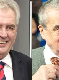 Miloš Zeman a Karel Schwarzenberg