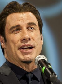 John Travolta na Mezinárodním filmovém festivalu v Karlových Varech