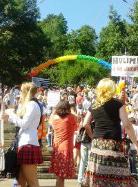 Centrem Prahy prošel v sobotu pochod hrdosti homosexuálů Prague Pride