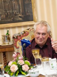 Prezident republiky Miloš Zeman v Hovorech z Lán