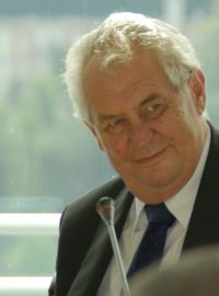 Prezident Miloš Zeman ve Zlíně