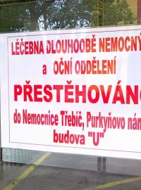 Oční oddělení v Třebíči hledají pacienti na špatné adrese