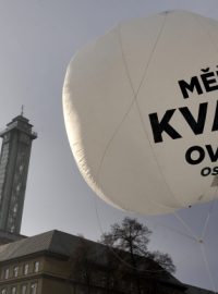 V Ostravě testovali speciální balon na měření smogu