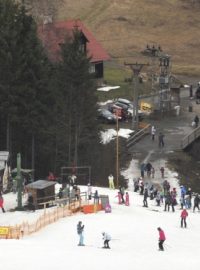 Beskydy. Lyžařský areál Ski Mezivodí