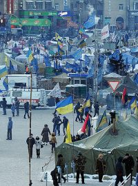 Protesty na Ukrajině, naměstí Nezávislosti