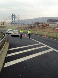 Policisté kontrolovali řidiče u sjezdu na ústecké Trmice