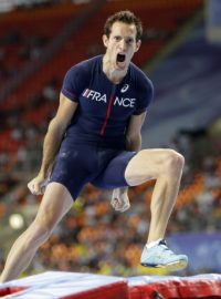 Francouzský tyčkař Renaud Lavillenie