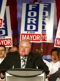 Starosta Toronta Rob Ford během své kampaně