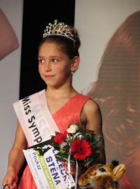 Vítězka mladší kategorie Miss Polabí Luciana Kučerová