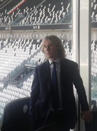 Pavel Nedvěd v čestné lóži Juventusu